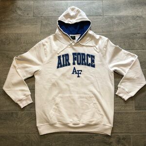 NCAA Air Force Falcons Colosseum Hoodie Pullover Sweatshirt White Men’s Size XL